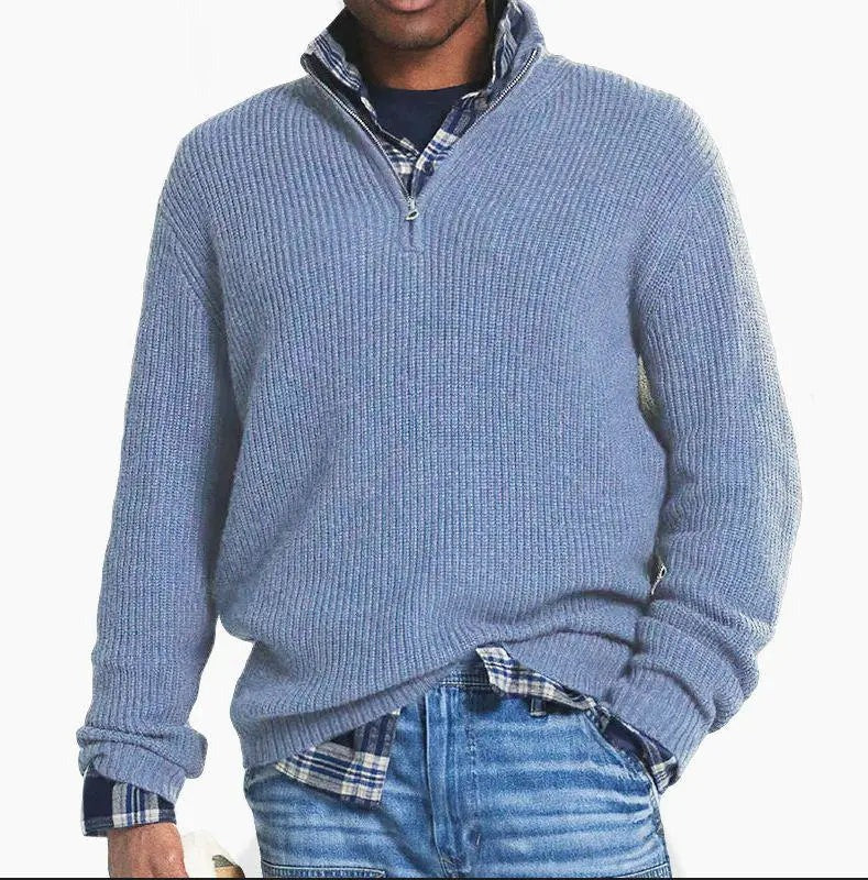 Heritage Wool Half-Zip Sweater
