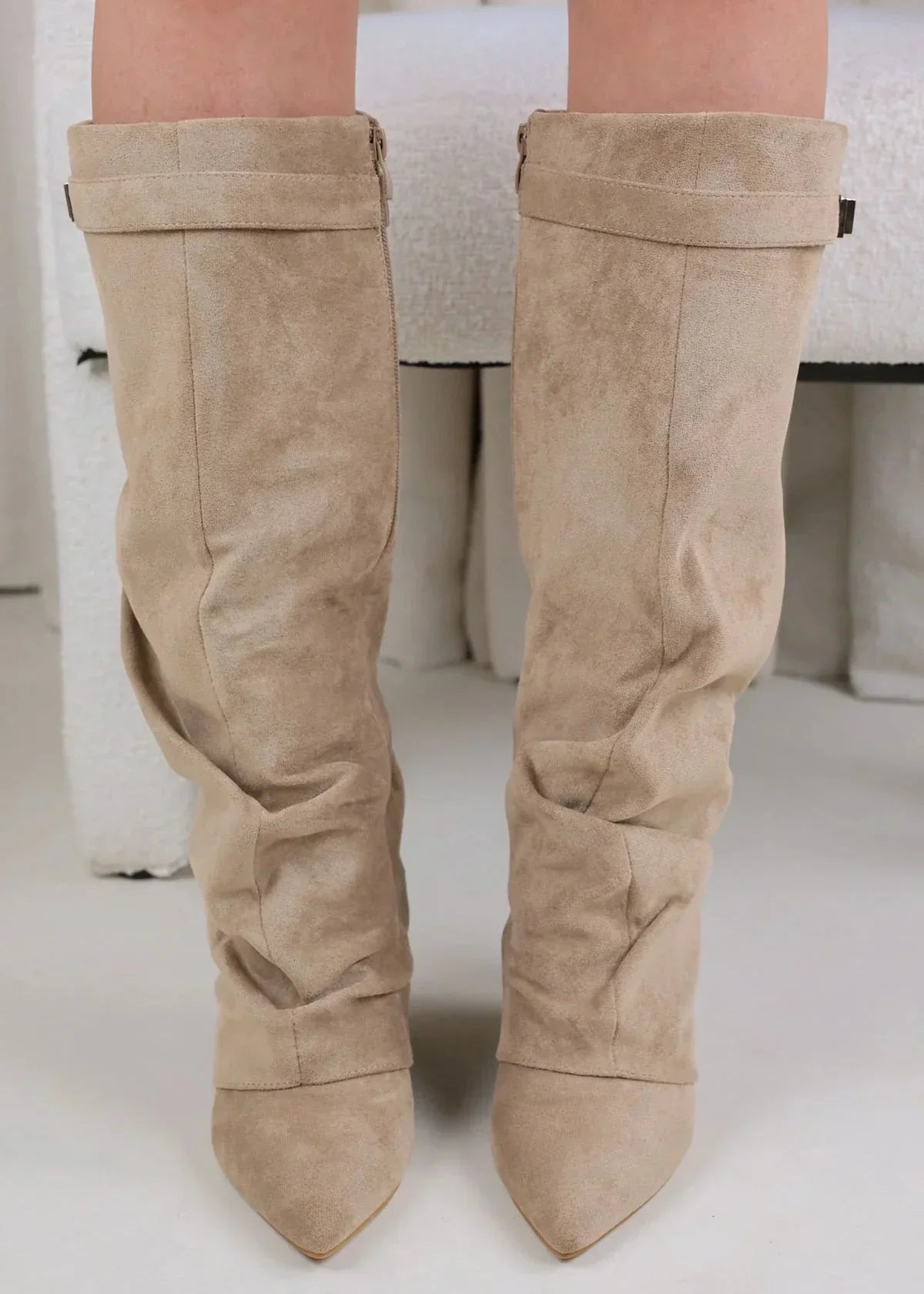 Lavista Suede Slouchy Knee-High Boots