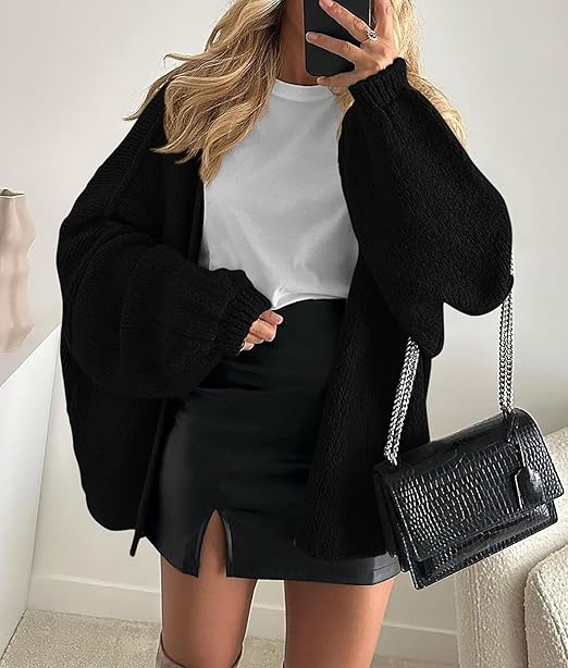 Lena Oversized Lightweight Cardigan
