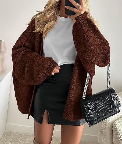 Lena Oversized Lightweight Cardigan