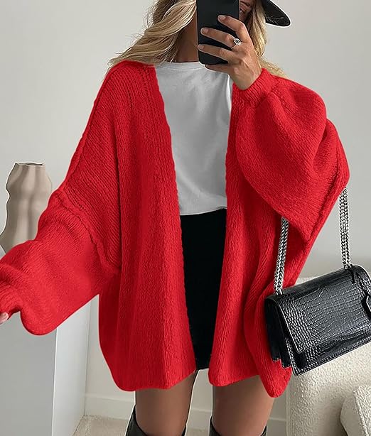 Lena Oversized Lightweight Cardigan