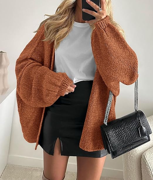 Lena Oversized Lightweight Cardigan