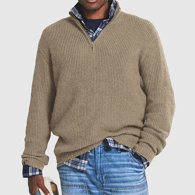 Heritage Wool Half-Zip Sweater