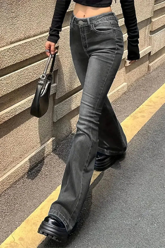 High-Waisted – Flare Jeans