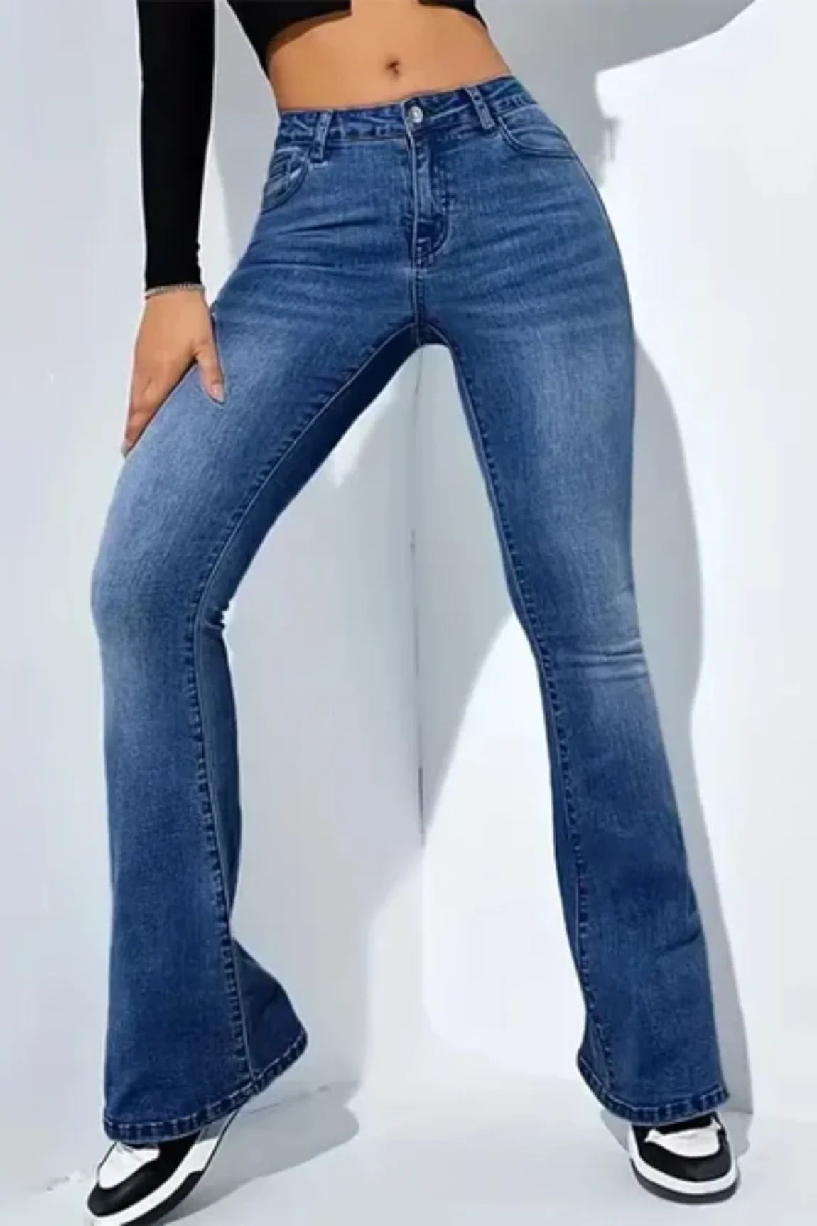 High-Waisted – Flare Jeans