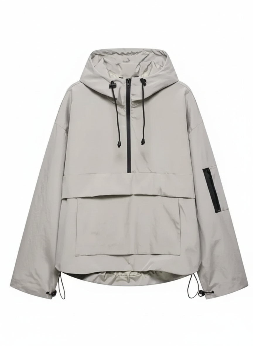 Cerulean Veil Windbreaker — Lightweight, Waterproof & Weather-Resistant