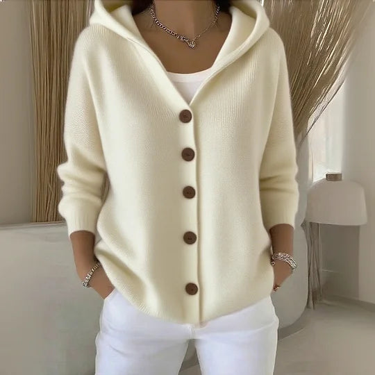 Luna – Hooded Cardigan for Effortless Cozy Elegance