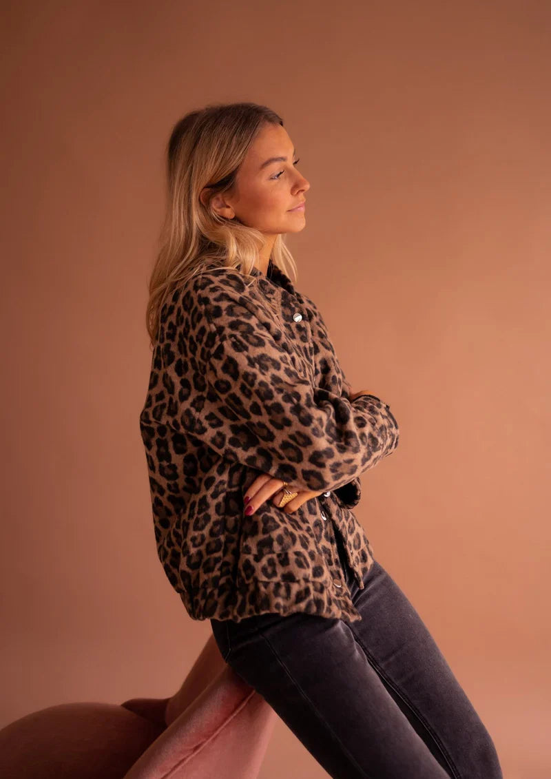 Noémie Leopard Jacket