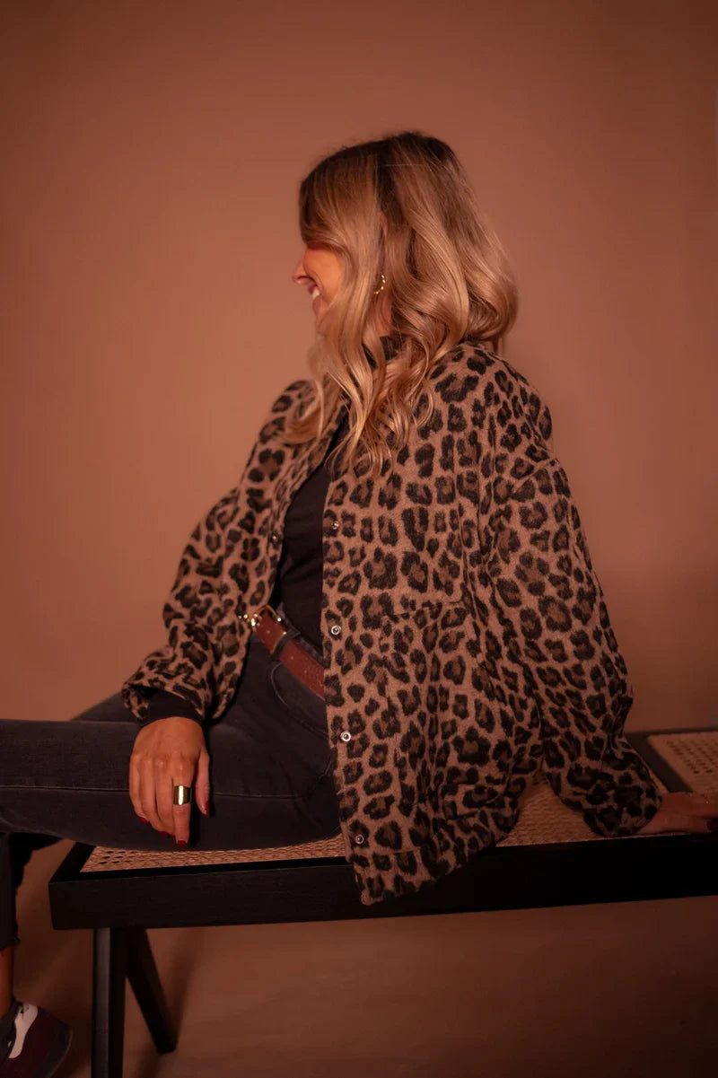 Noémie Leopard Jacket