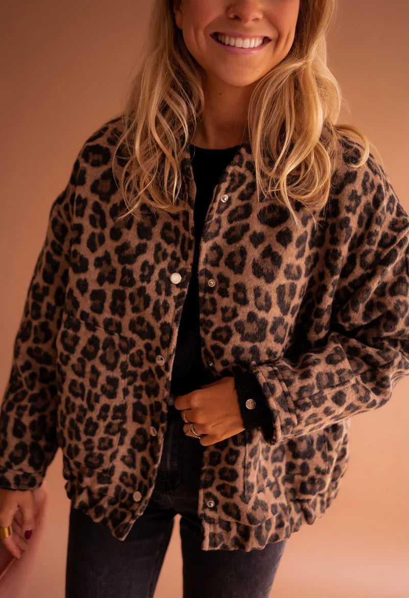 Noémie Leopard Jacket
