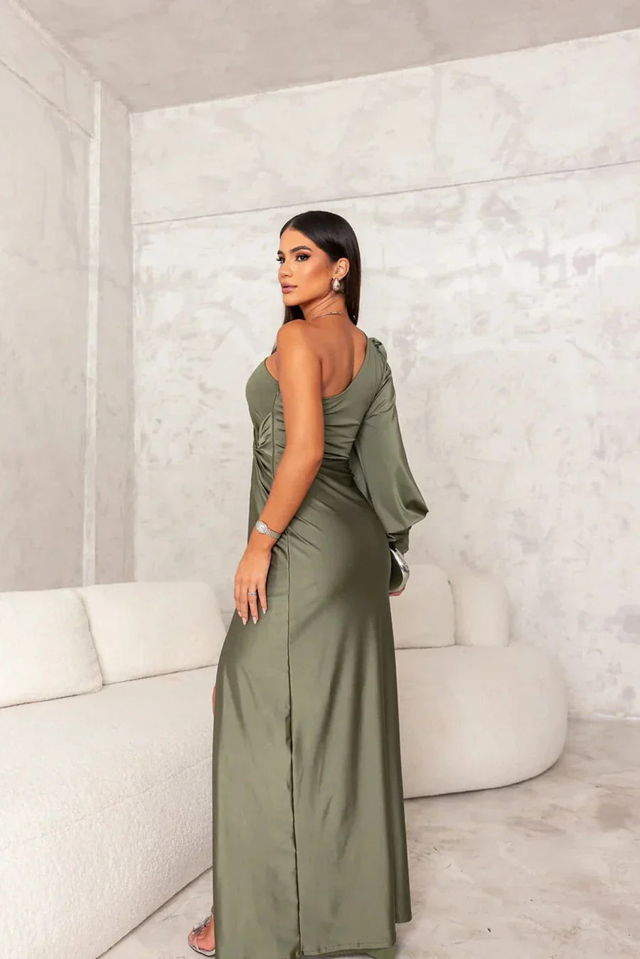 Ada – Glamour Draped Gown