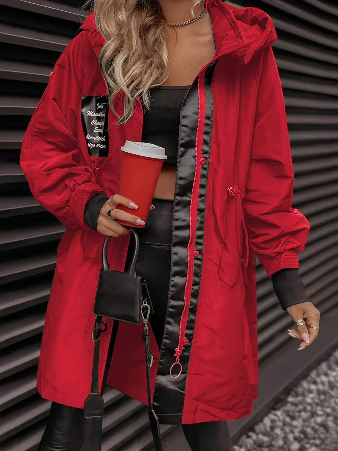 Evelin – Long Sleeve Hooded Jacket
