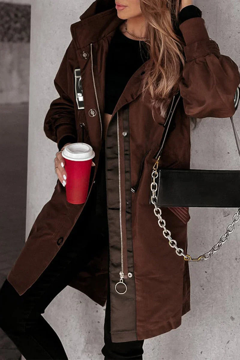 Evelin – Long Sleeve Hooded Jacket