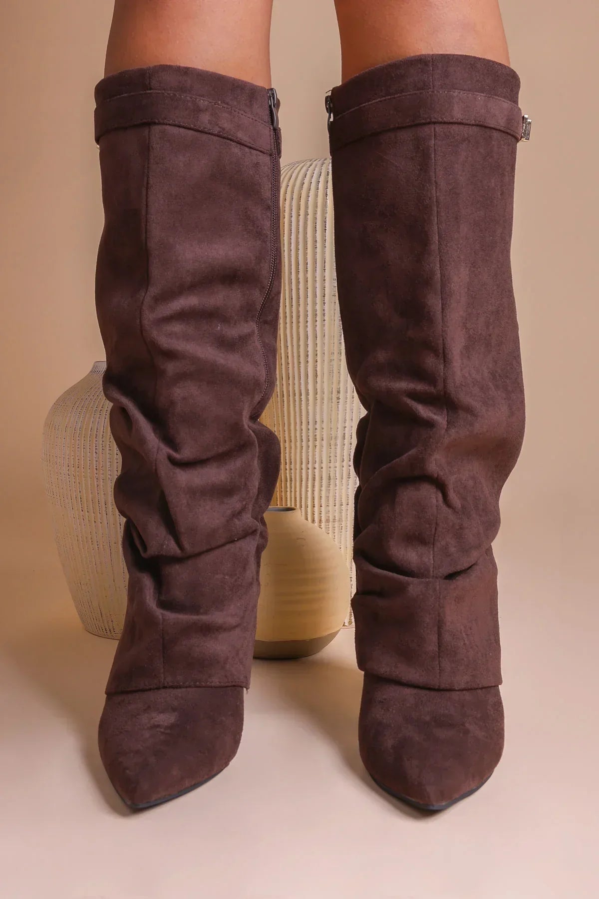 Lavista Suede Slouchy Knee-High Boots