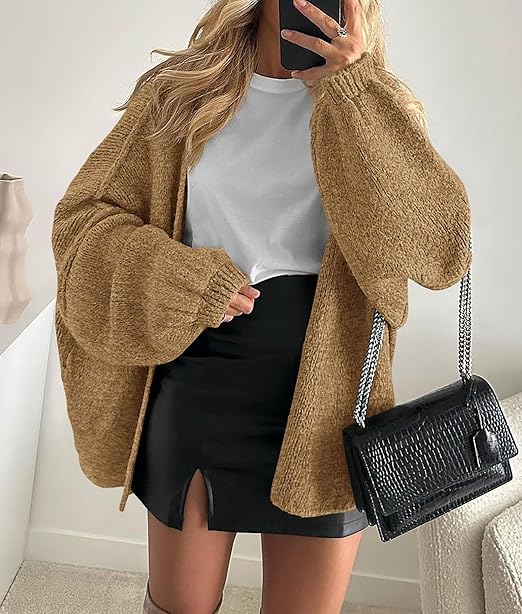 Lena Oversized Lightweight Cardigan