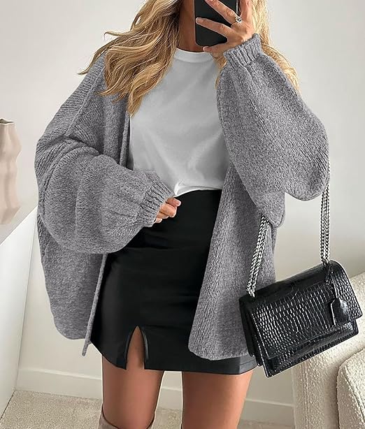 Lena Oversized Lightweight Cardigan