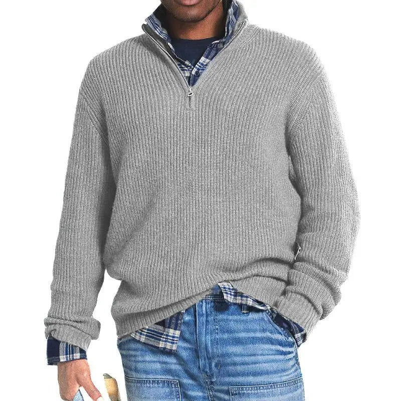 Heritage Wool Half-Zip Sweater