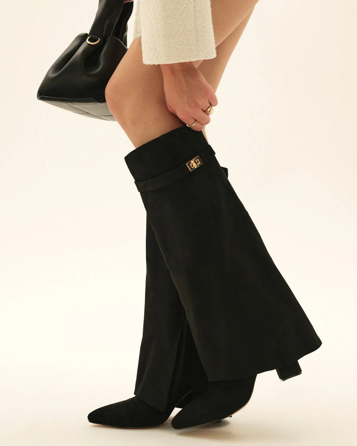 Lavista Suede Slouchy Knee-High Boots