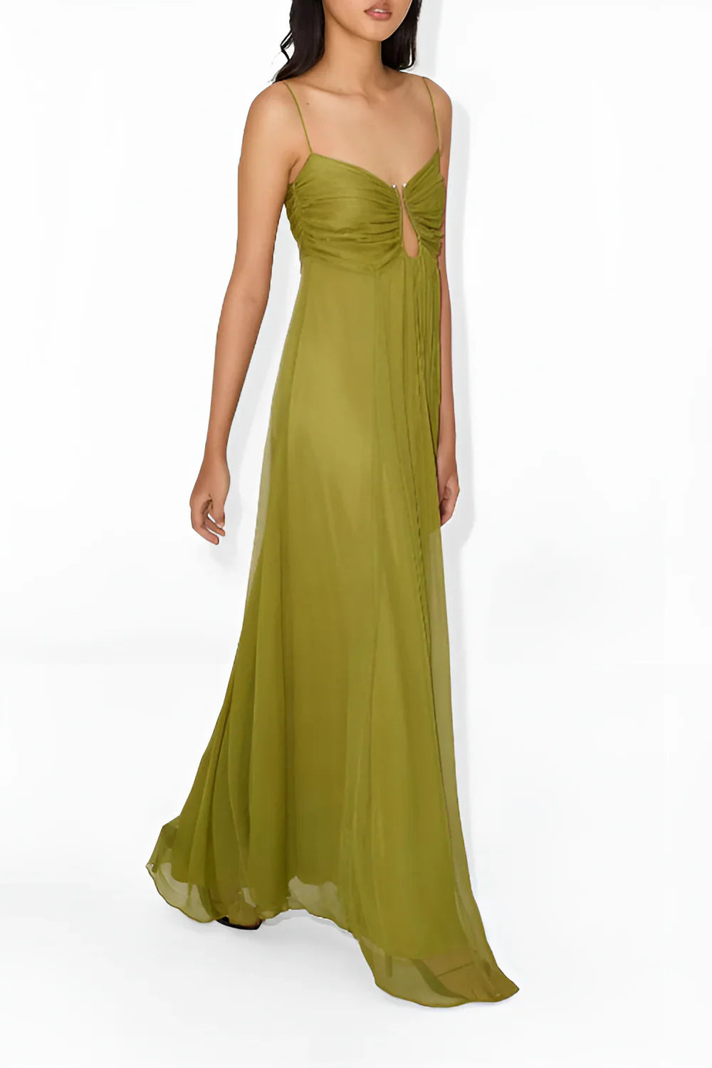 Flou Olive Morea Maxi Dress