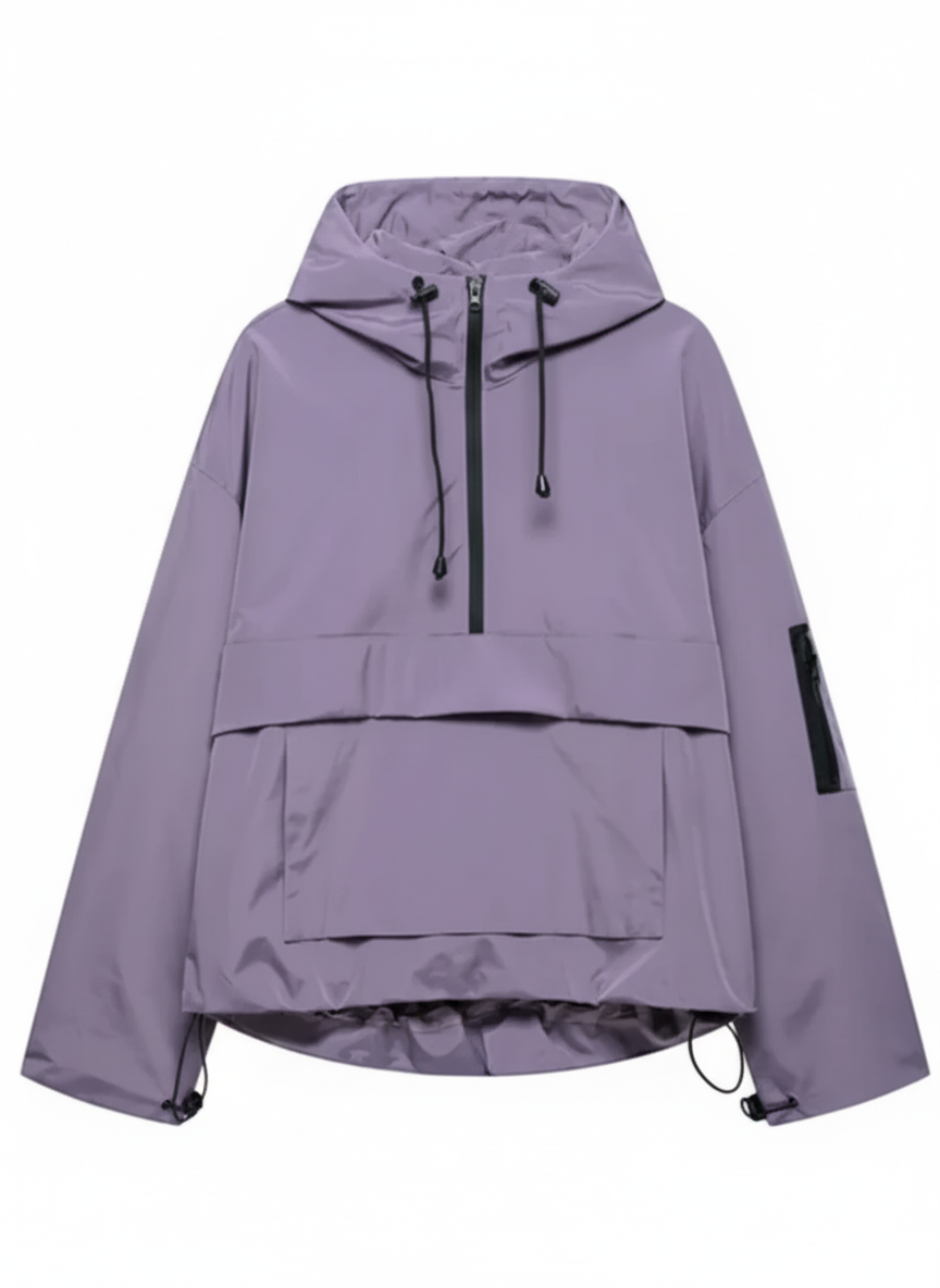 Cerulean Veil Windbreaker — Lightweight, Waterproof & Weather-Resistant