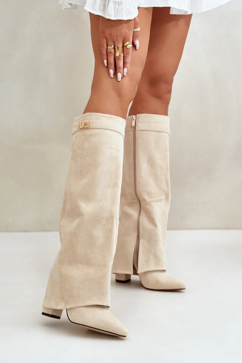 Lavista Suede Slouchy Knee-High Boots