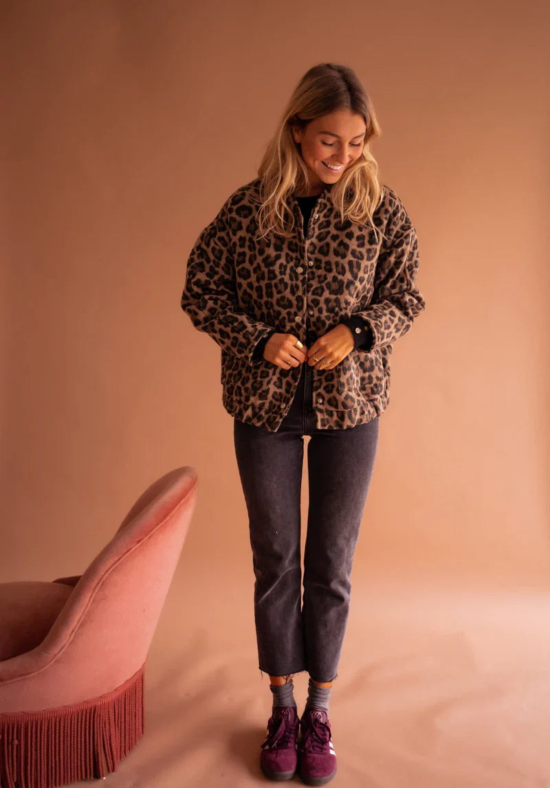 Noémie Leopard Jacket