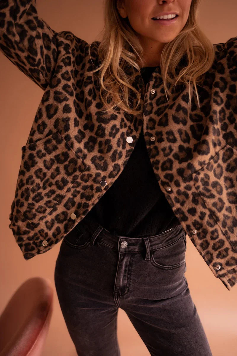 Noémie Leopard Jacket