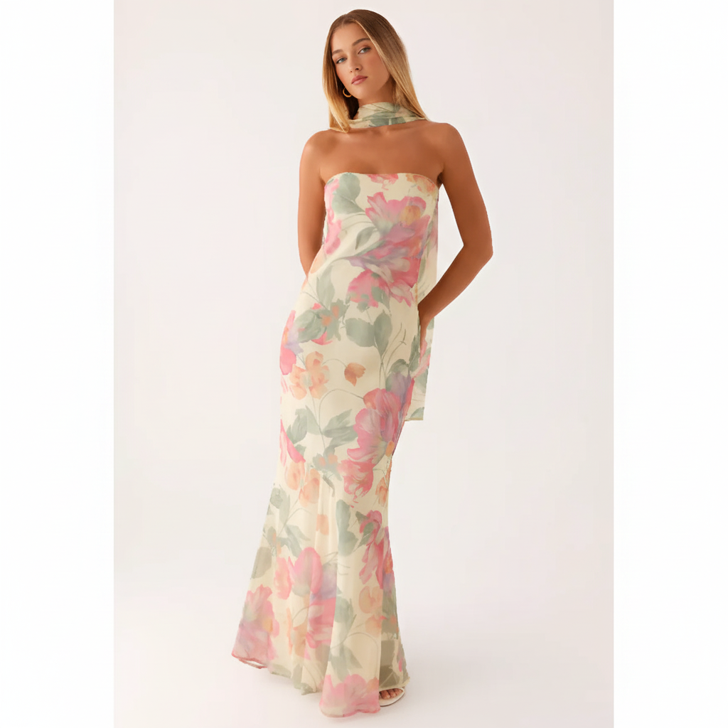 Under The Pagoda Maxi Dress